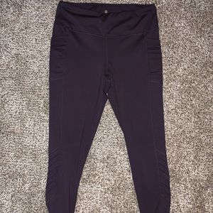 Tangerine athletic leggings